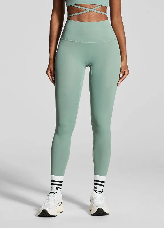 Women's machine - washable tight trousers Fresh Green ⅞ Leggings