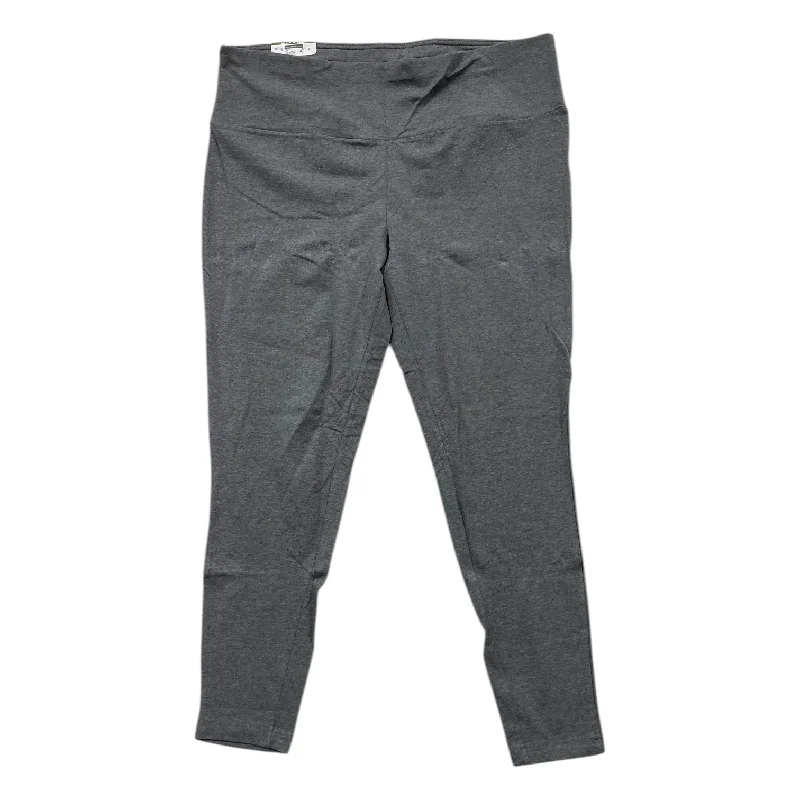 Women's moisture - wicking tight trousers Pants Leggings By Terra & Sky In Grey, Size: 1x Women's moisture - wicking tight trousers Pants Leggings By Terra & Sky In Grey, Size: 1x
