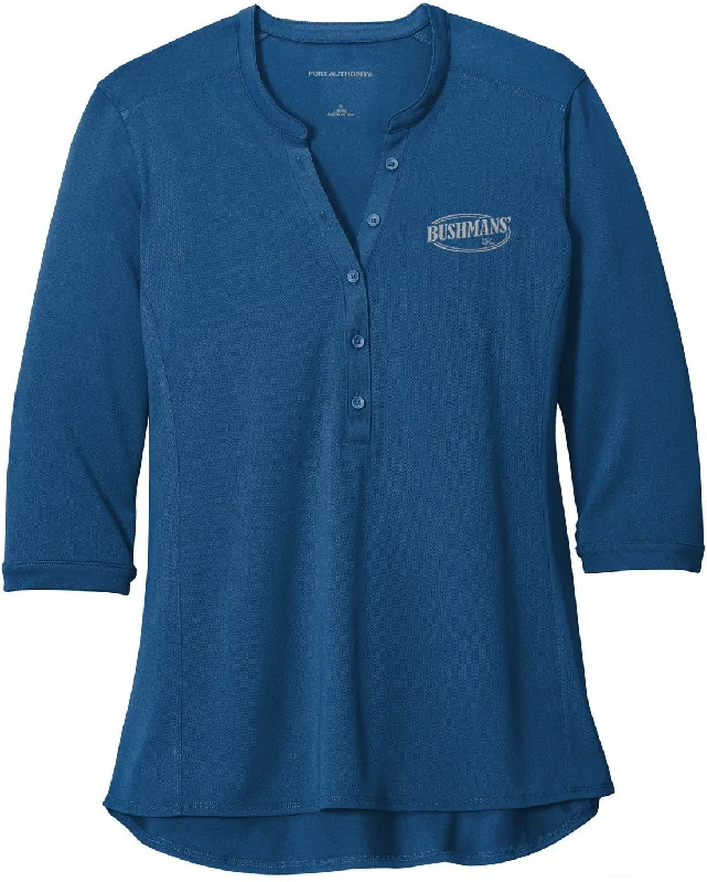 Women's UV protection t shirt Port Authority Ladies UV Choice Pique Henley