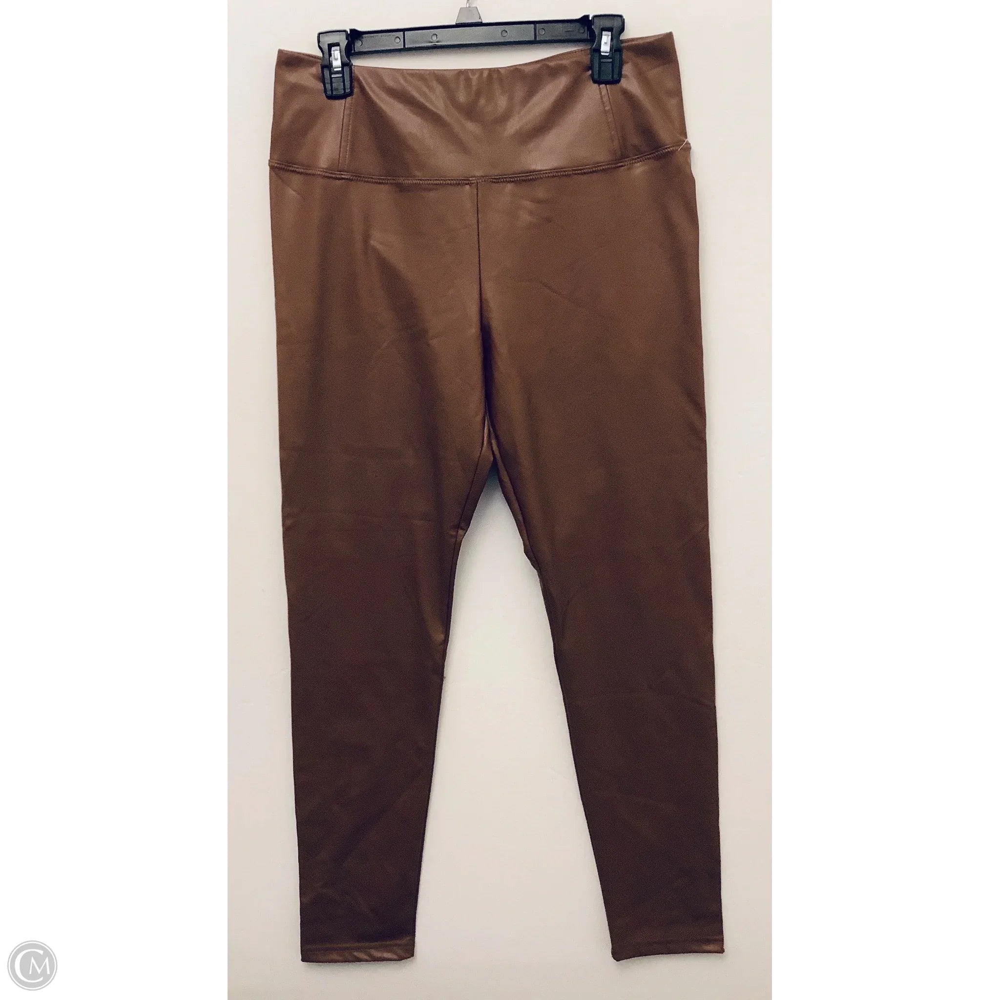 Women's spring - fashion tight trousers Pants Leggings By Cmc In Brown, Size: L