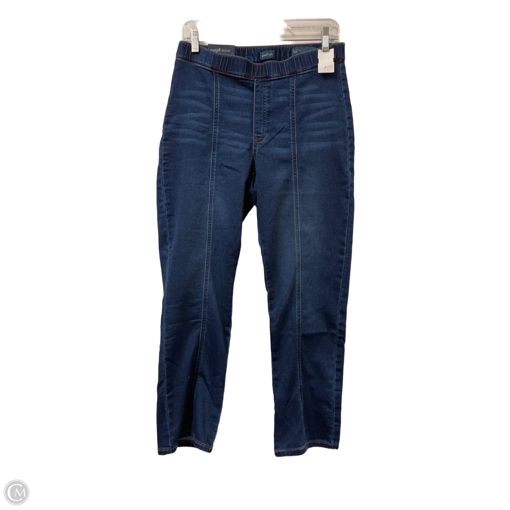 Women's office - wear tight trousers Pants Leggings By Pure Jill In Blue Denim, Size: 6 Women's office - wear tight trousers Pants Leggings By Pure Jill In Blue Denim, Size: 6