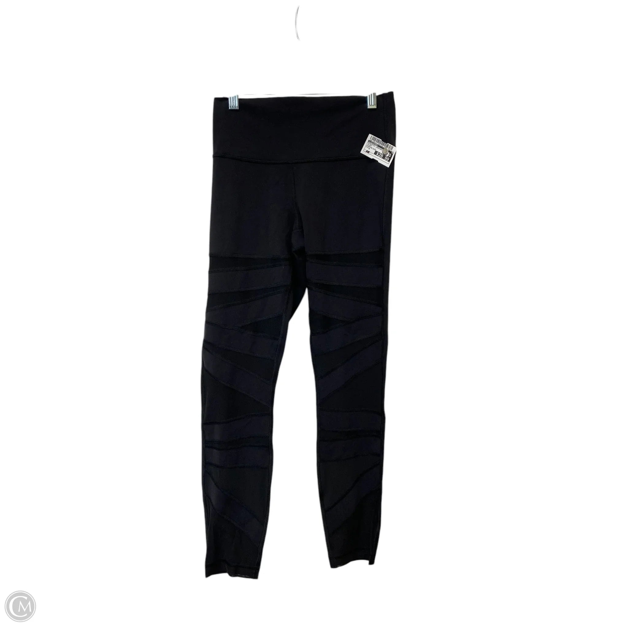 Women's woolen tight trousers Athletic Leggings By Lululemon In Black, Size: M