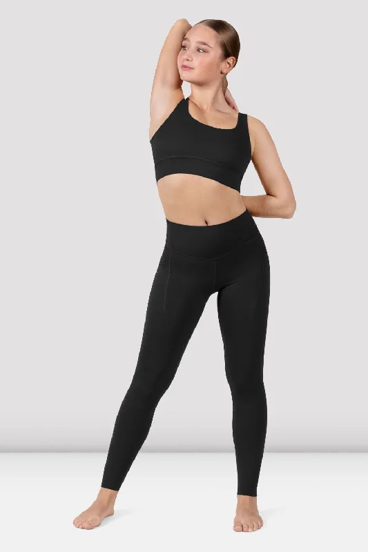 Women's silk - like tight trousers Apex BLOCHeverhold Pocket Legging