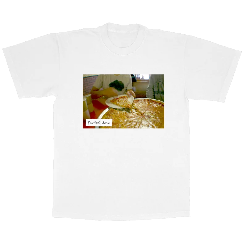 Women's pocket t shirt Tigers Jaw - Pizza Shirt (Full Color)