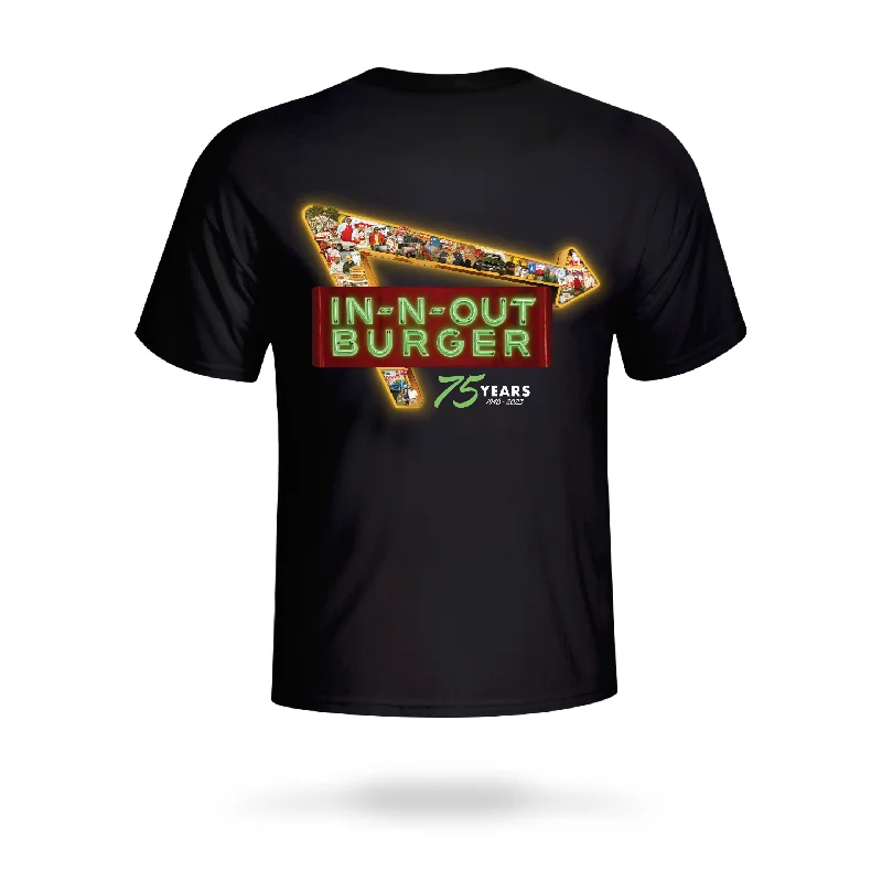Women's UV protection t shirt 2024 75th Anniversary Black T-Shirt