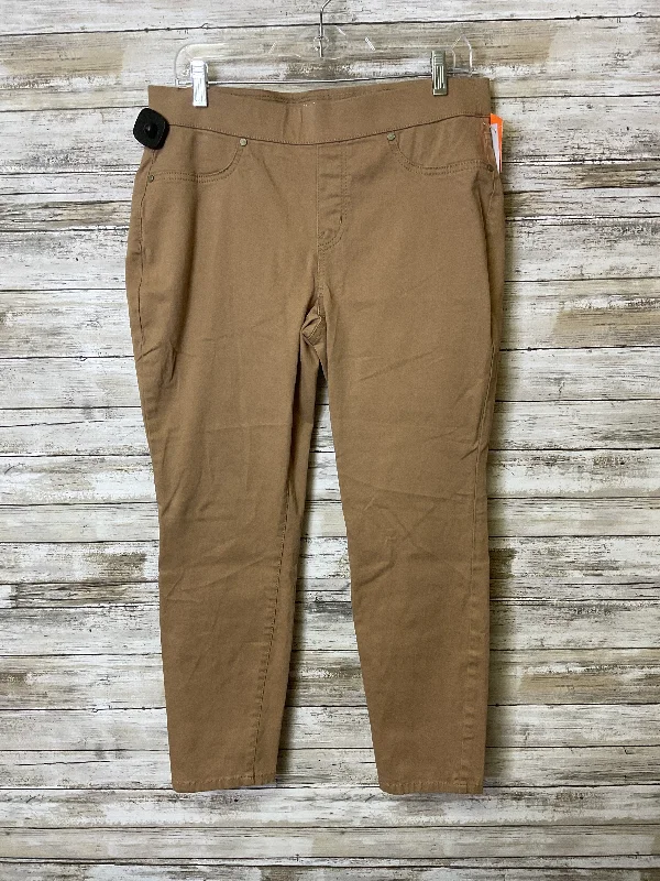  Pants Leggings By New Directions In Tan, Size:12P