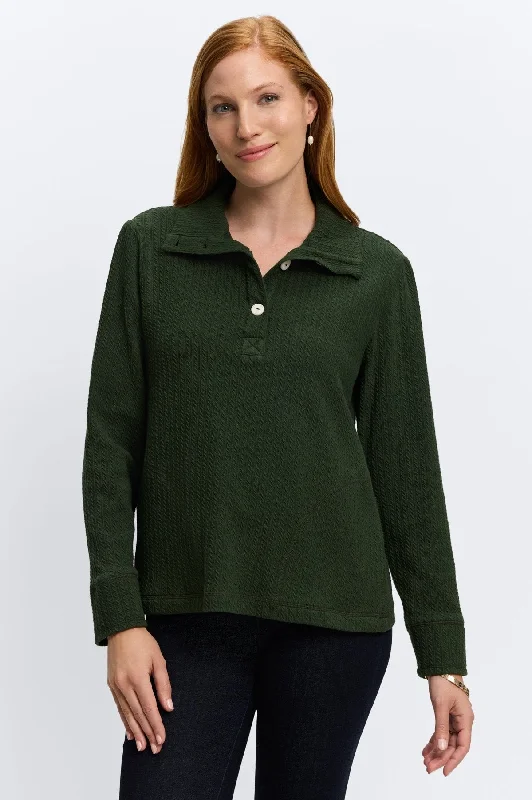 Women's applique long sleeve cotton shirt Long sleeve shirts for golfingSammy Cable Knit Long Sleeve Popover Sweater Women's applique long sleeve cotton shirt Long sleeve shirts for golfingSammy Cable Knit Long Sleeve Popover Sweater
