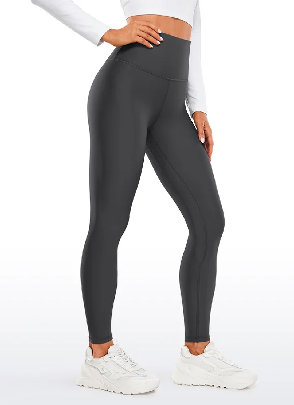 Women's real - leather tight trousers Thermal Fleece Lined Leggings 28''