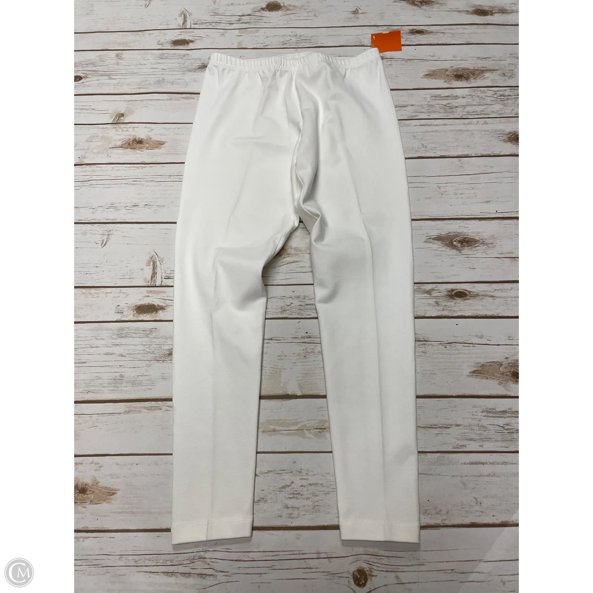 Women's plain - colored tight trousers Pants Leggings By J. Jill In White, Size: S