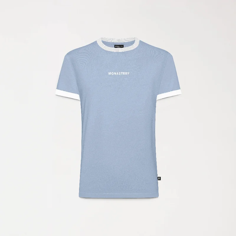 Women's white t shirt NAIF T-SHIRT WOMEN FADED DENIM