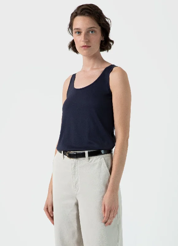 Women's multicolor t shirt Women's Classic Vest in Navy