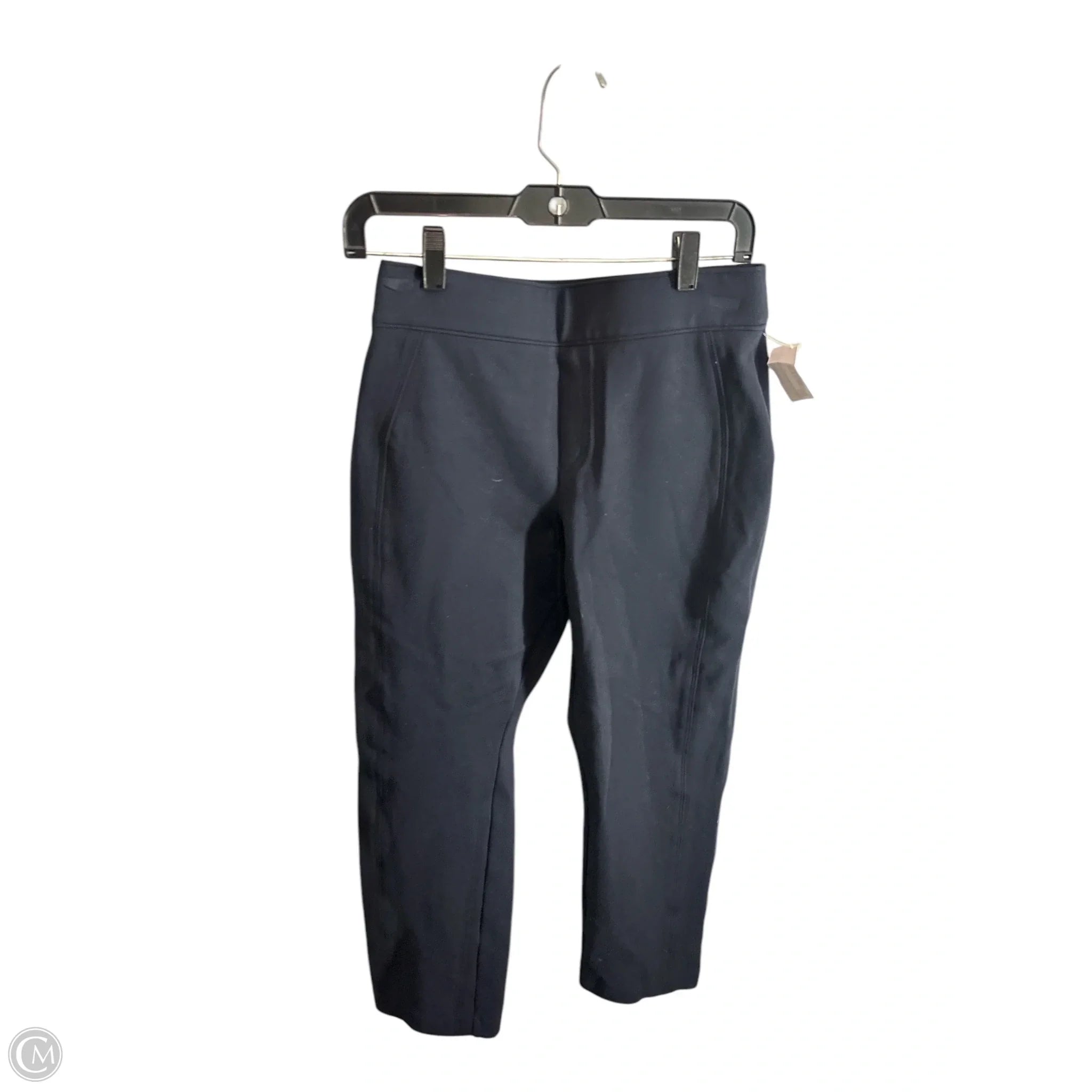 Women's stylish tight trousers Pants Leggings By Spanx In Navy, Size: M