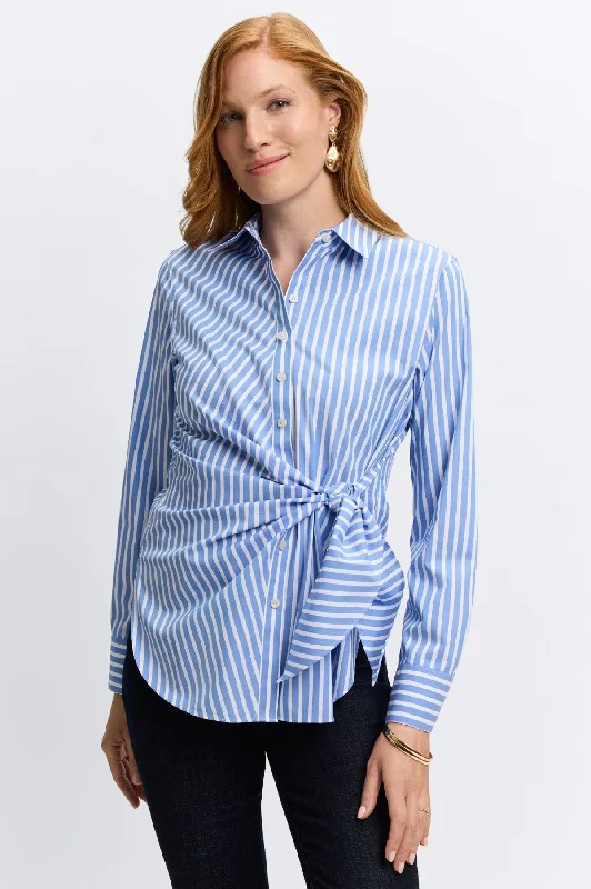 Periwinkle/White Stripe