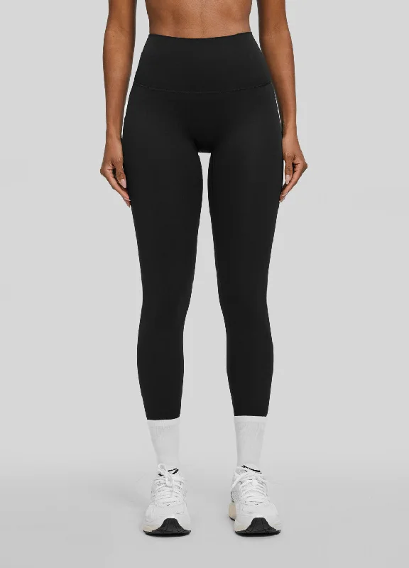 Women's trendy tight trousers Jet Black ⅞ Leggings