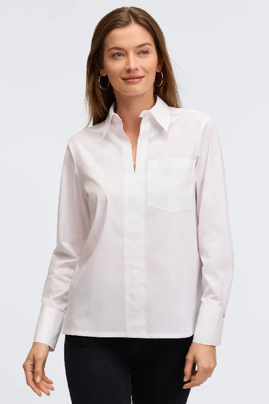 Women's black long sleeve silk button - down shirt Breathable long sleeve workout shirtsBella No Iron Stretch Long Sleeve Shirt Women's black long sleeve silk button - down shirt Breathable long sleeve workout shirtsBella No Iron Stretch Long Sleeve Shirt