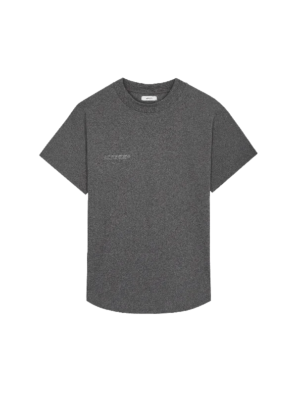 Women's ombre t shirt Mens Reclaimed Cotton Boxy T-shirt—reclaim charcoal