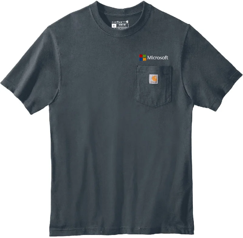 Women's blue t shirt Carhartt Workwear Pocket Short Sleeve T-Shirt