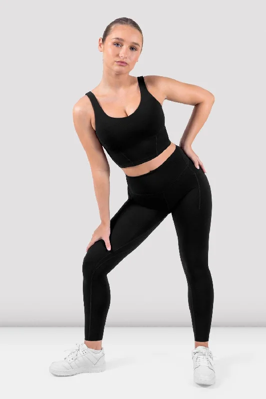 Women's plain - colored plus - size tight trousers Apex BLOCHsculpt Pocket Legging