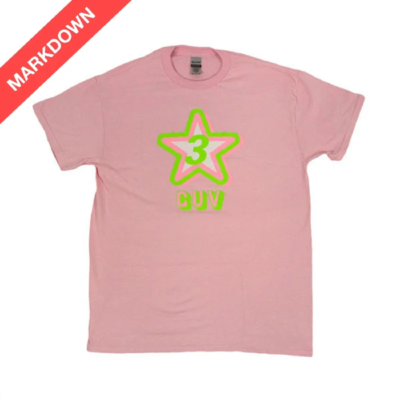 Women's workout t shirt Young Guv - Star Shirt (Pink)