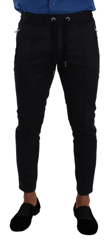 Dolce & Gabbana Elegant   Skinny Jogging Men's Pants