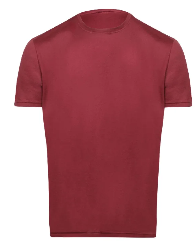 Burgundy Short Sleeve Shirt