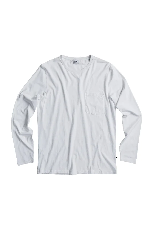 NN07 Pima Long Sleeve Tee White