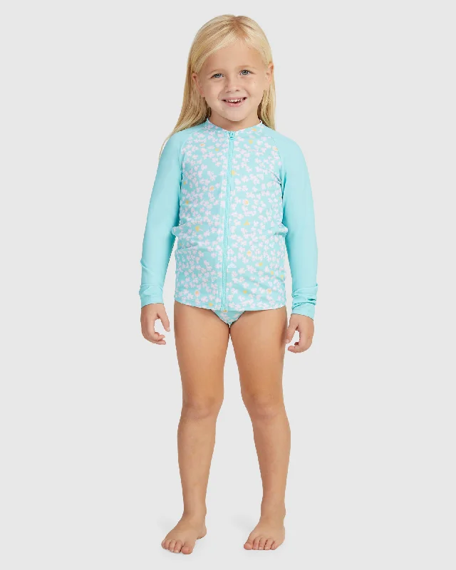 TEENIE DITSY LS LYCRA ZIP SET