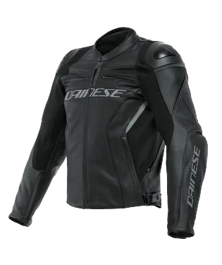 BLOUSON CUIR DAINESE RACING 4 NOIR NOIR