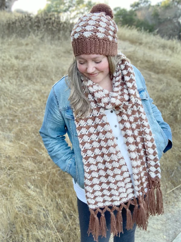 Crochet Kit - The Tobyn Hat and Scarf