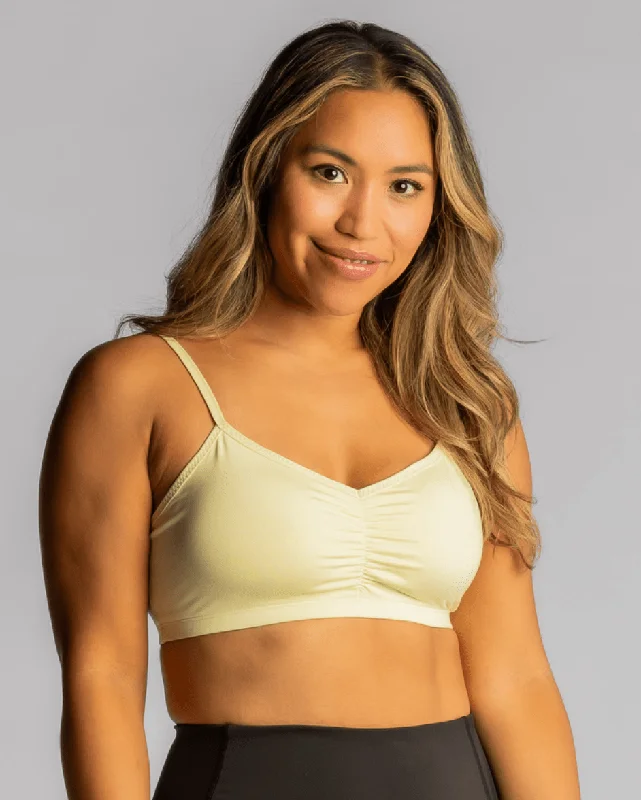 Women's bras with a contoured cup designAdjustable Bra – Citron