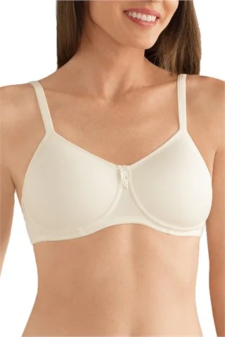 Women's geometric - patterned brasAmoena Lara Wire-Free Bra - Off-White