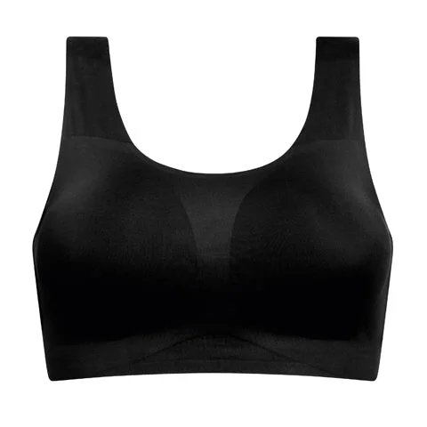 Women's wireless bras for all - day comfortAmoena Amy Mastectomy Bra Black