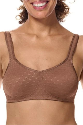 Women's Calvin Klein bras for different cup sizesAmoena Tiana Wire-Free Bra - Mocha