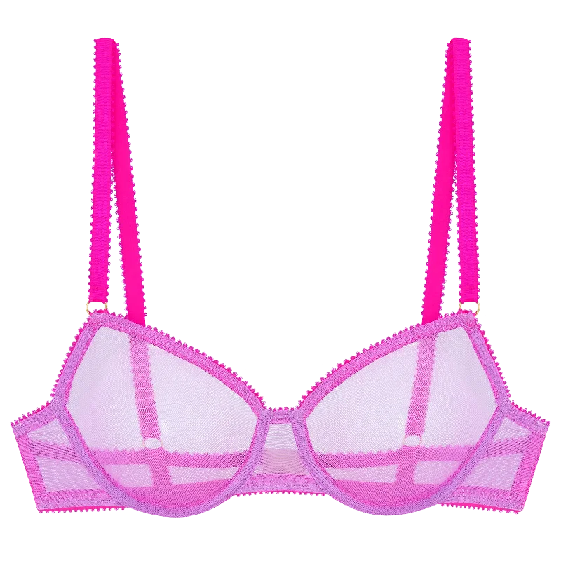 Women's wireless bras for all - day comfortBella Clean Tulle Underwire Bra