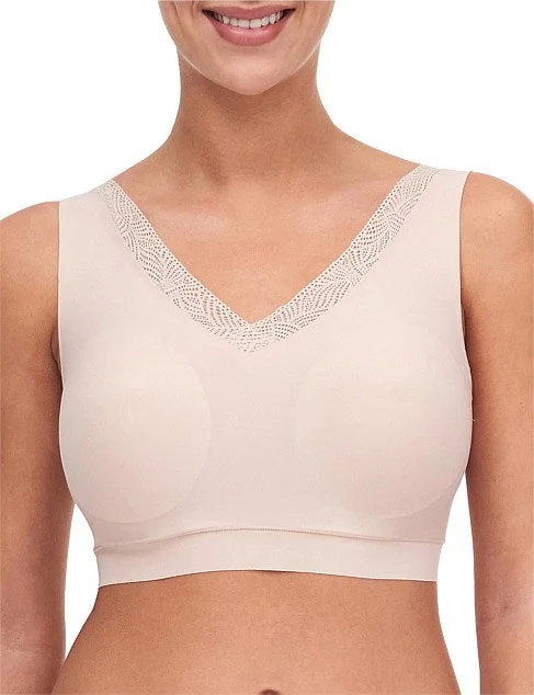 Women's bras with a silk blend for luxuryChantelle - Wire Free Bra with Hook & Eye
