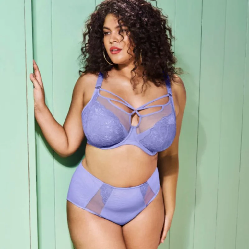 Women's bras with a seamless constructionElomi Brianna UW Plunge Bra in Jacaranda EL8080