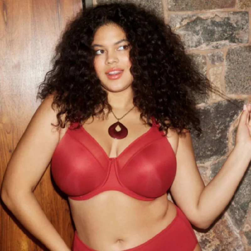 Women's convertible bras with multiple strap optionsElomi Smooth Moulded Bra in Haute Red EL4301 Women's convertible bras with multiple strap optionsElomi Smooth Moulded Bra in Haute Red EL4301