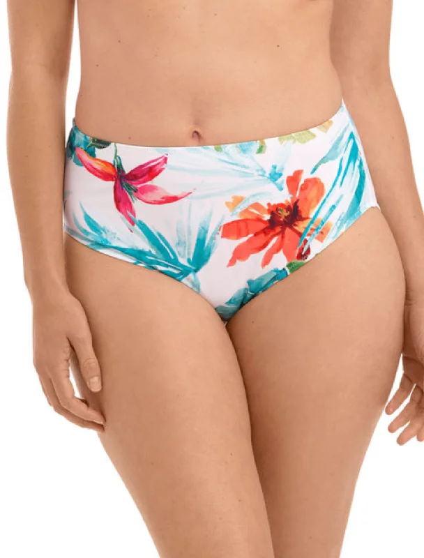 Women's anti - odor briefs for long - day freshnessFantasie Kiawah Island High Waist Bikini Brief, Aquamarine