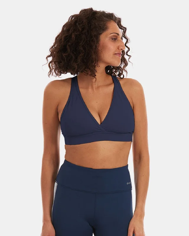 Women's bras with a cooling fabricFaV Bra – Night Swim Navy