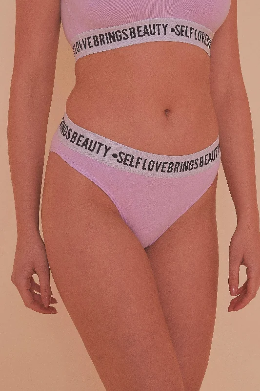 Women's anti - odor briefs for long - day freshnessFelicity Hayward Self Love Lilac Brief