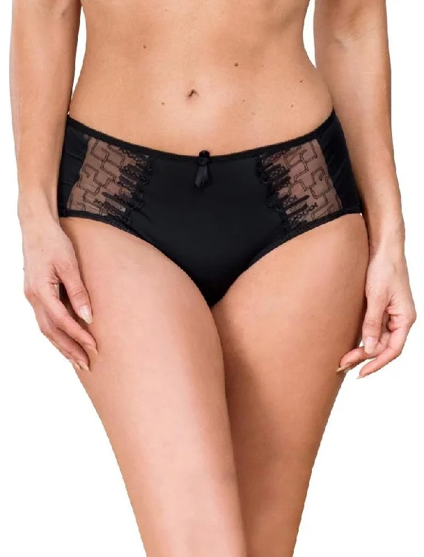Women's string briefs with a metallic accentFit Fully Yours Elise Brief, Black