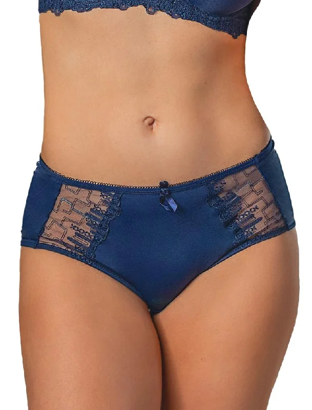 Women's organic cotton briefs for eco - friendlinessFit Fully Yours Elise Brief, Navy Blue Women's organic cotton briefs for eco - friendlinessFit Fully Yours Elise Brief, Navy Blue