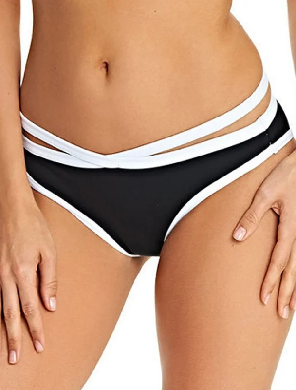 Women's beach - wear briefs for a seaside vacationFreya Back To Black Italini Bikini Brief, Black
