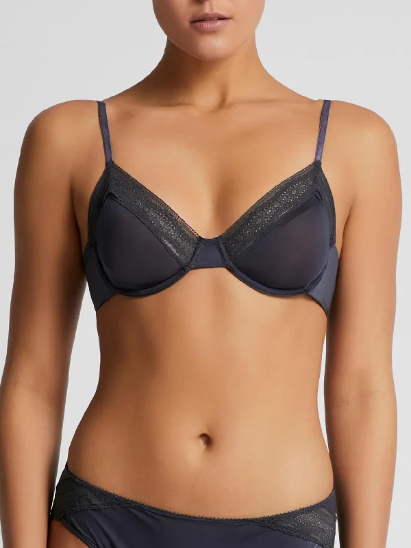 Women's striped brasWomen's striped brasGeo Balconette Underwire Bra