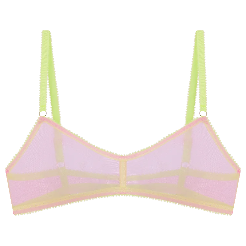Women's geometric - patterned brasInes Clean Tulle Bralette