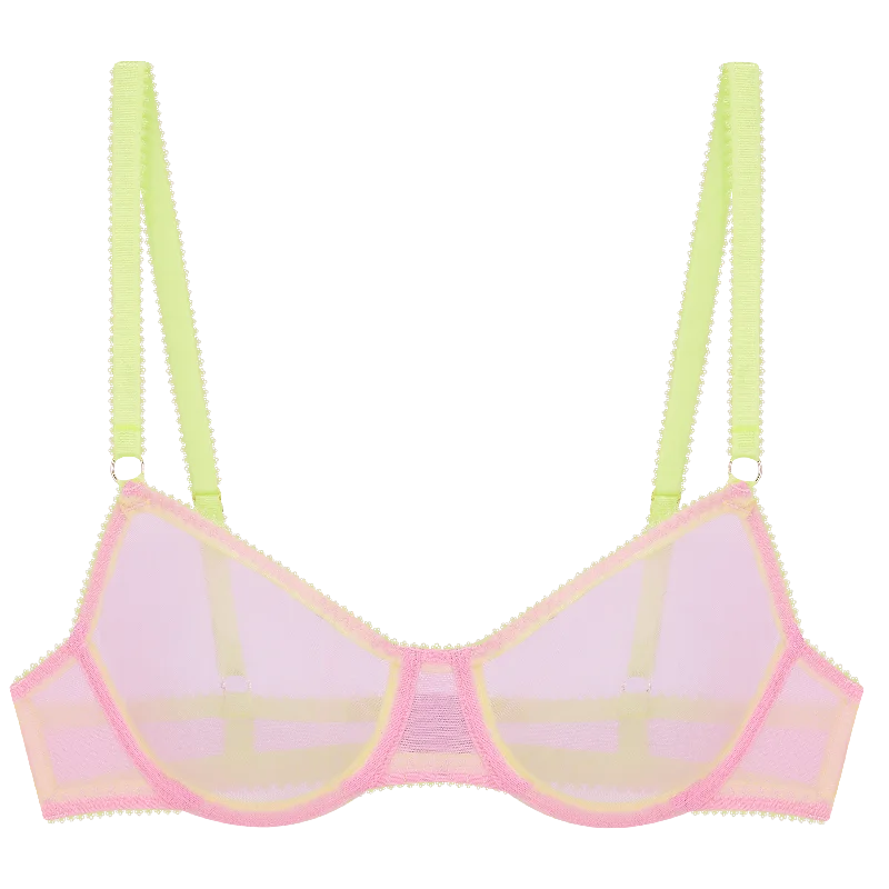 Women's bras with wide shoulder straps for supportInes Clean Tulle Underwire Bra