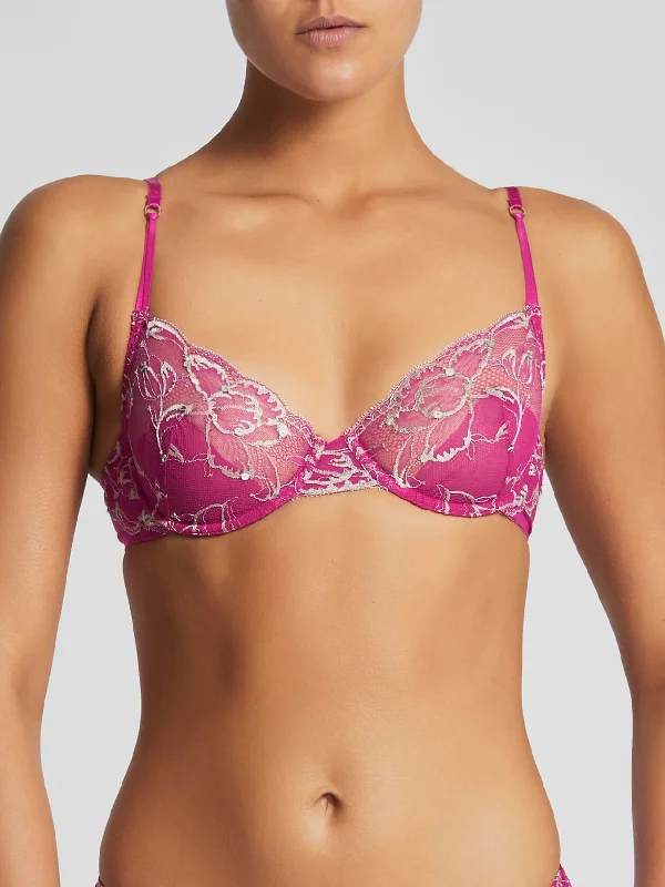 Women's bras with a lace overlayLove Demi Underwire Bra