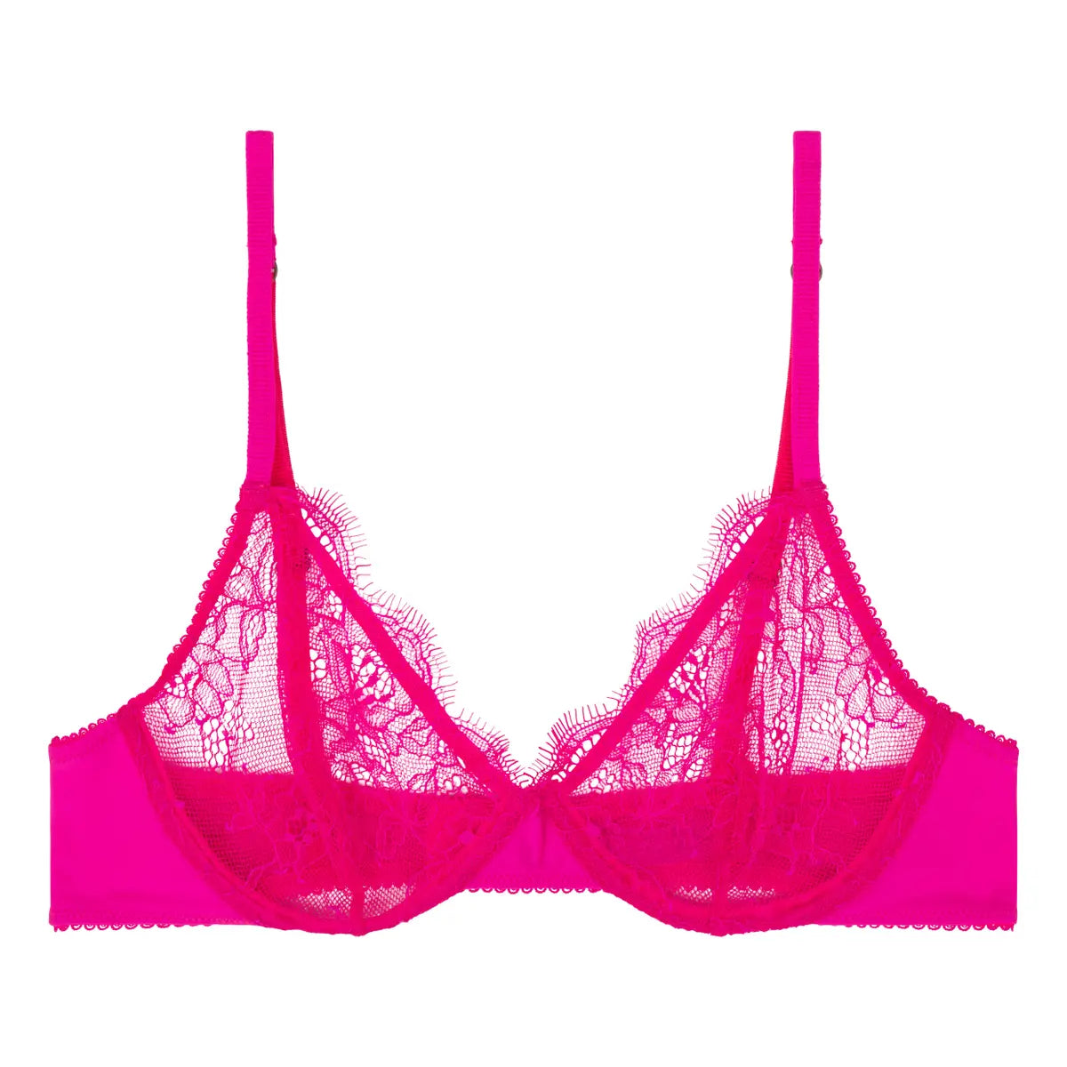 Women's sports bras with a racerback designLove Stories - Romeo Lace Bra | Hot Pink