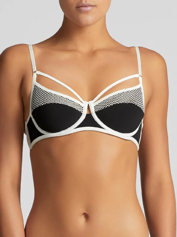 Women's bras with moisture - wicking propertiesNet Demi Underwire Bra