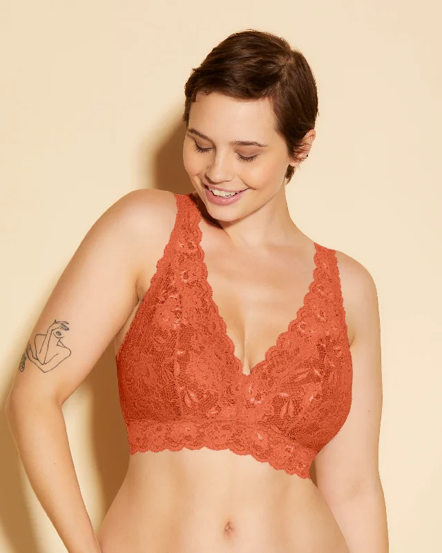 Women's red bras for a bold statementBralette Super Curvy A Corpetto Con Scollatura A V Women's red bras for a bold statementBralette Super Curvy A Corpetto Con Scollatura A V